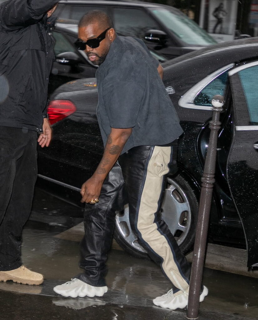 Kanye West adidas YEEZY 450 on feet