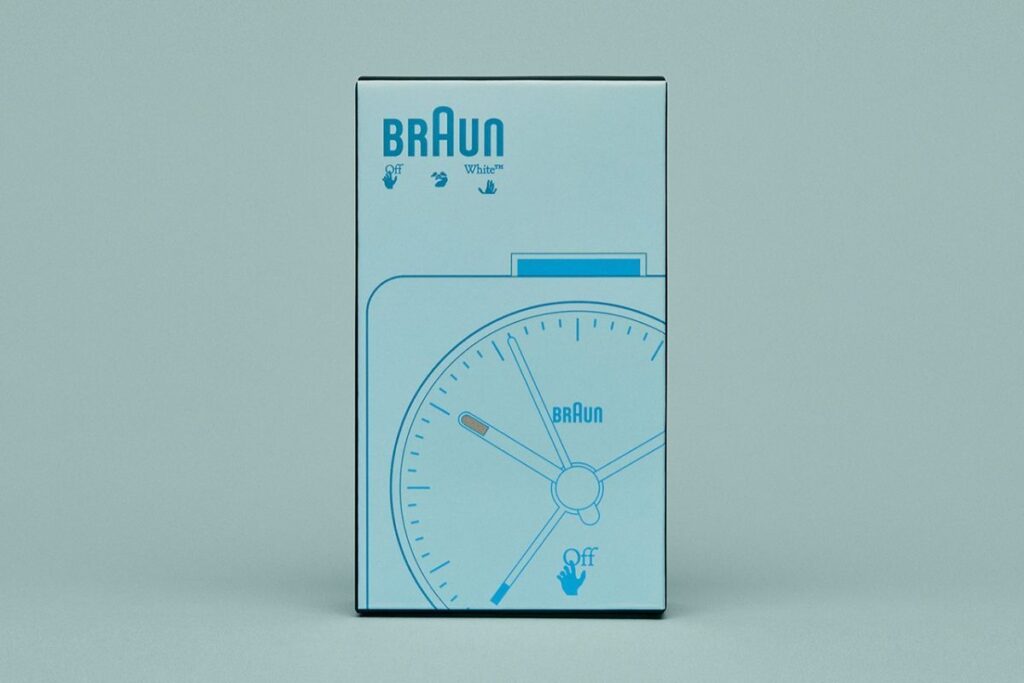 Off-White x Braun blue box