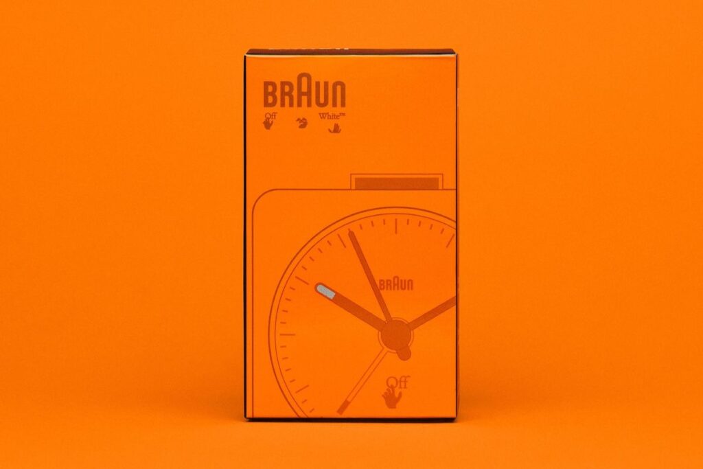 Off-White x Braun orange box