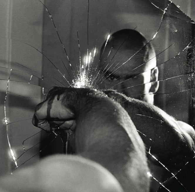 Henry Rollins black white photograph from the Black Flag Damaged cover shoot. 1981 664x655 2 Ed Colver x Babylon LA