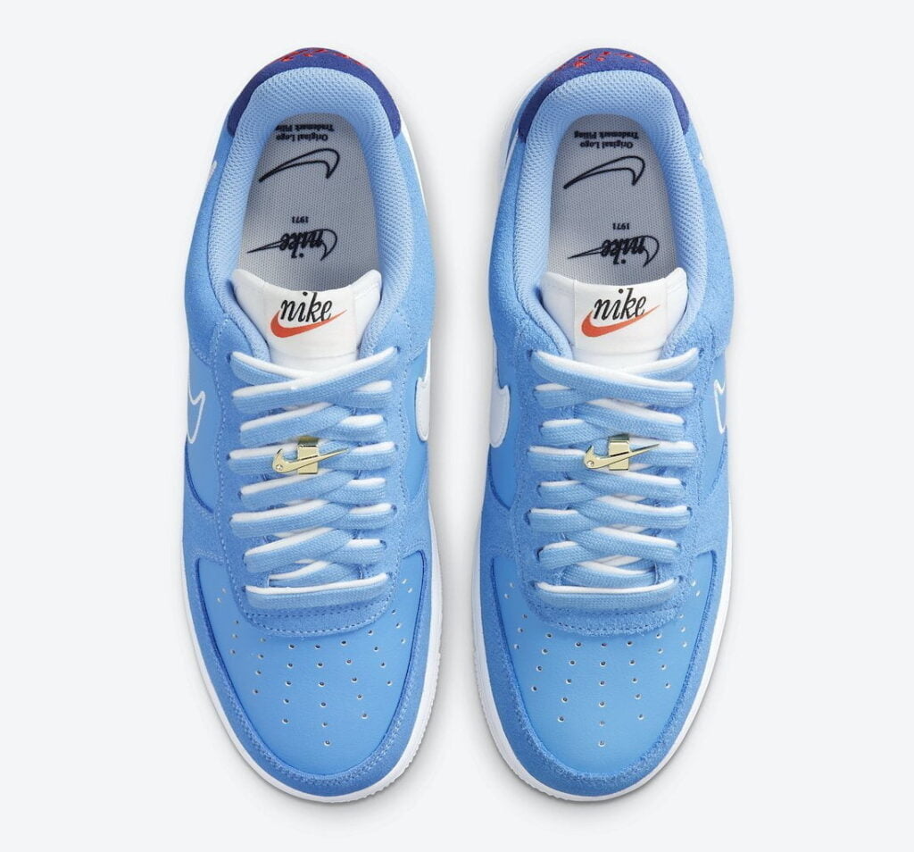 Nike Air Force 1 Low First Use University Blue DB3597 400 Megjelenes 3 Nike Air Force 1 "First Use"