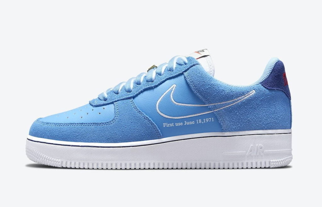 Nike Air Force 1 Low First Use University Blue DB3597 400 Megjelenes 1 Nike Air Force 1 "First Use"