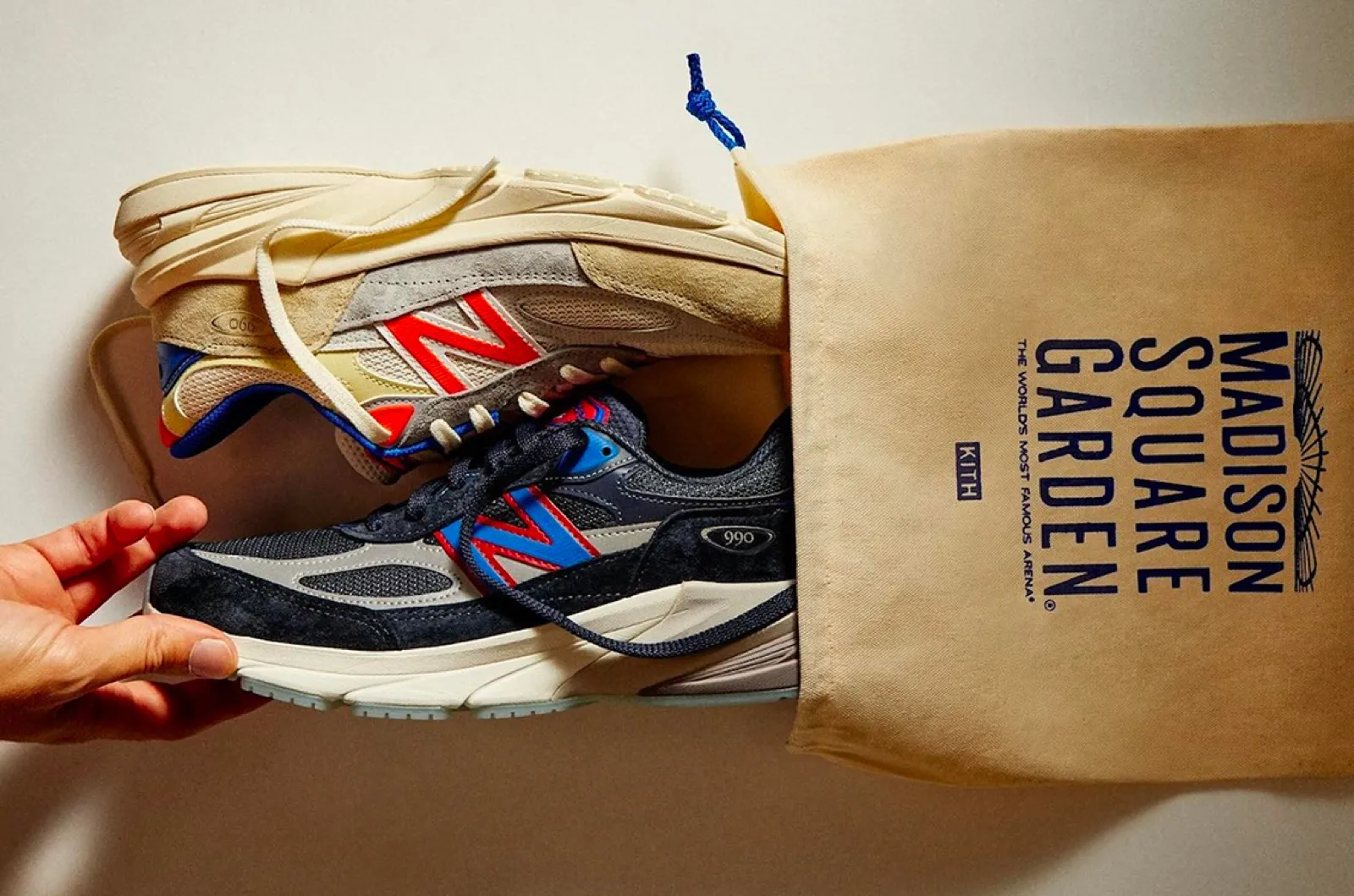 Kith x New Balance 990v6 2 Kith and New Balance Celebrate the Knicks and MSG with the 990v6 Pack